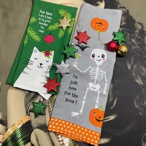 Combo Pack of 3️⃣. 2 Hand Towel + Decor